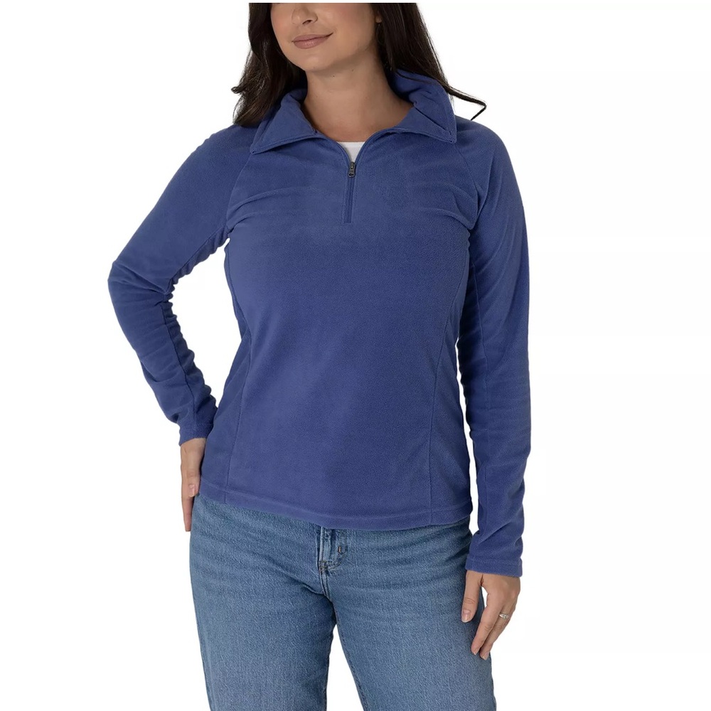 Columbia Women's Blue Fleece Pullover - Size M